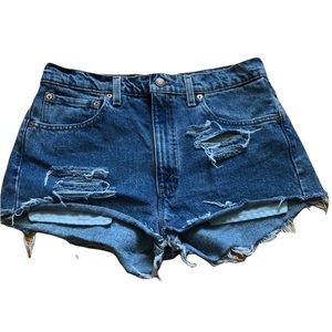 Levi’s Vintage USA Made 505 Levi’s Custom Denim Shorts Size 33